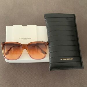 Victoria Beckham Gradient Brown Sunglasses